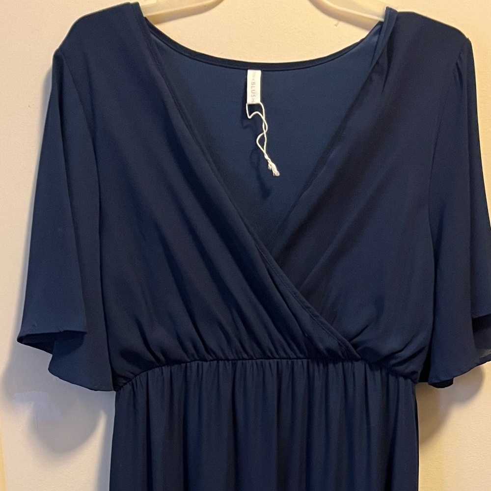 Floor Length Maternity Bridesmaid Dress